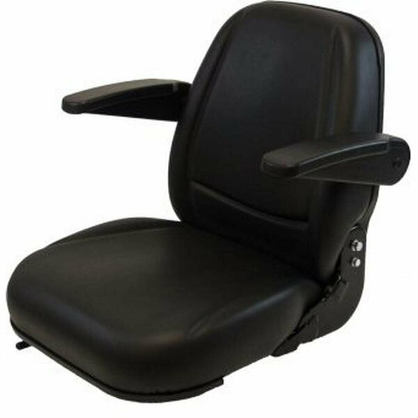 Aftermarket Replacement Seat w/Armrests Fits Exmark Quest Mower Replaces 116-2943 SEQ90-0380